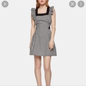 BCBGeneration Black and White Checkered Dress